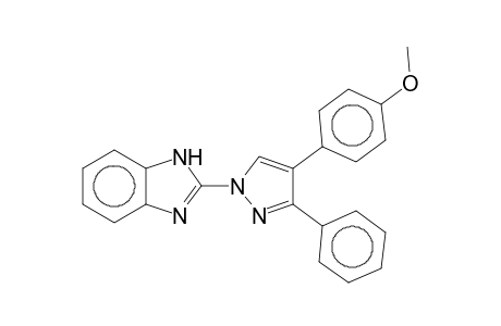 2-[4-(4-Methoxyphenyl)-3-phenylpyrazol-1-yl]-1H-benzoimidazole