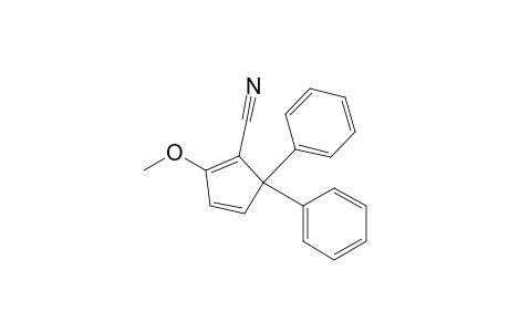 1-Cyano-2-methoxy-5,5-diphenyl-1,3-cyclopentadiene