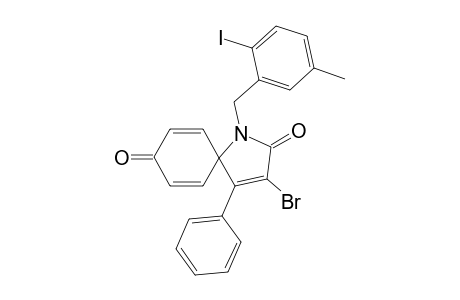 3-Bromo-1-(2-iodo-5-methylbenzyl)-4-phenyl-1-azaspiro-[4.5]deca-3,6,9-triene-2,8-dione