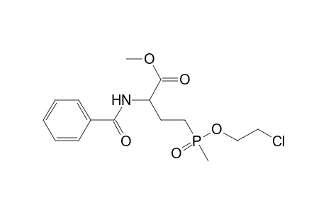 2-Chloroethyl [3-benzoylamino-3-(methoxycarbonyl)propyl]methylphosphinate