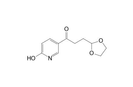 3-[2'-(1",3"-Dioxoolanyl)]-1-[3"'-(6-hydroxypyridyl)]-1-propanone