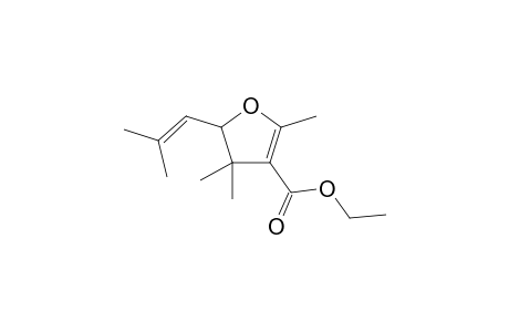 3,3,5-trimethyl-2-(2-methylprop-1-enyl)-2H-furan-4-carboxylic acid ethyl ester