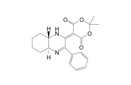 2,2-dimethyl-5-((4aS,8aS)-3-phenyl-4a,5,6,7,8,8a-hexahydroquinoxalin-2(1H)-ylidene)-1,3-dioxane-4,6-dione