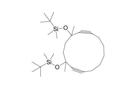 1,11-Dimethyl-1,11-bis(tert-butyldimethylsilyloxy)cyclotrideca-2,9-diyne