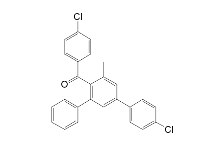 4'-chloro-4-(4-chloro-phenyl)-2-methyl-6-phenyl-benzophenone
