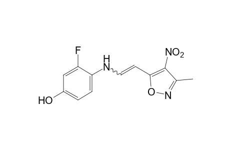 3-fluoro-4-{[2-(3-methyl-4-nitro-5-isoxazolyl)vinyl]amino}phenol
