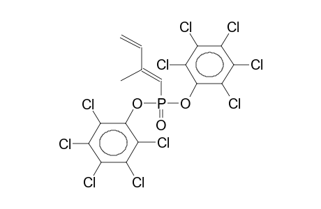 BIS(PENTACHLOROPHENYL) (E)-2-METHYL-1,3-BUTADIENYLPHOSPHONATE