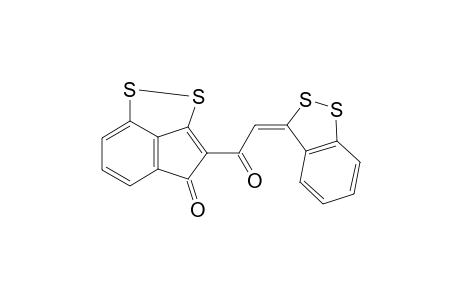 4H-Indeno[1,7-cd]-1,2-dithiol-4-one, 3-(3H-1,2-benzodithiol-3-ylideneacetyl)-