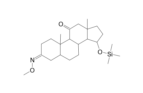 5.ALPHA.-ANDROSTAN-15.ALPHA.-OL-3,11-DIONE(3-O-METHYLOXIME-15.ALPHA.-TRIMETHYLSILYL ETHER)