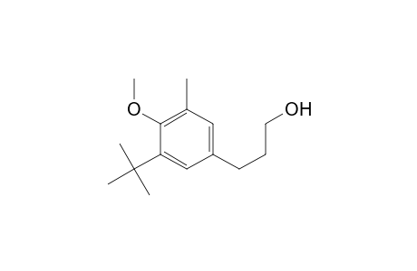 3-(3-tert-butyl-4-methoxy-5-methyl-phenyl)propan-1-ol