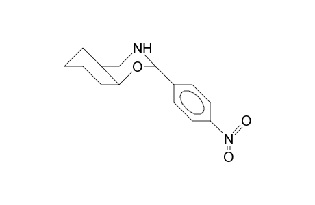 trans-2-(4-Nitro-phenyl)-5,6-tetramethylene-perhydro-1,3-oxazine