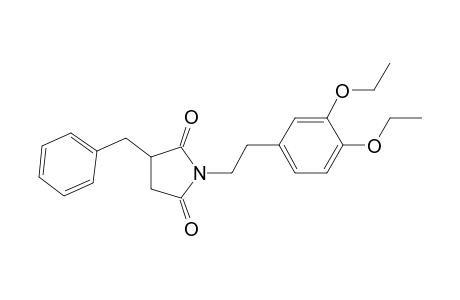 1-[2-(3,4-diethoxyphenyl)ethyl]-3-(phenylmethyl)pyrrolidine-2,5-dione