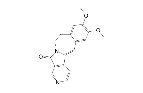 10,11-Dihydro-7,8-dimethoxy-13H-pyrido[4',3' : 3,4]pyrrolo[2,1-b][3]benzazepin-13-one