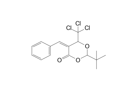 (5Z)-5-Benzylidene-2-tert-butyl-6-(trichloromethyl)-1,3-dioxan-4-one
