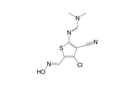 Methanimidamide, N'-[4-chloro-3-cyano-5-[(hydroxyimino)methyl]-2-thienyl]-N,N-dimethyl-