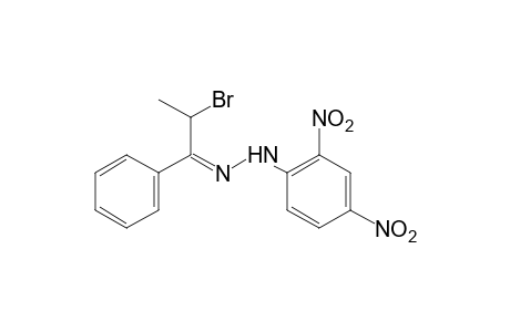 2-bromopropiophenone, (2,4-dinitrophenyl)hydrazone