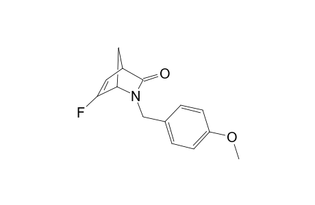 2-(p-Methoxybenzyl)-6-fluoro-2-azabicyclo[2.2.1]hept-5-en-3-one