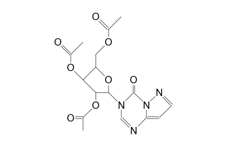 3.beta.-D-Ribofuranosyl-pyrazolo(1,5-A)-S-triazin-4-one triacetate
