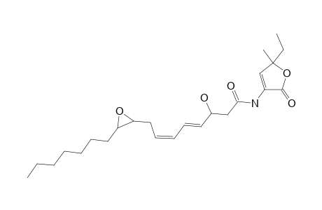 (4E,6Z)-N-(5-ethyl-2-keto-5-methyl-3-furyl)-8-(3-heptyloxiran-2-yl)-3-hydroxy-octa-4,6-dienamide