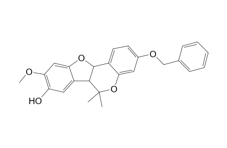 3-(benzyloxy)-9-methoxy-6,6-dimethyl-6a,11a-dihydro-6H-[1]benzofuro[3,2-c]chromen-8-ol