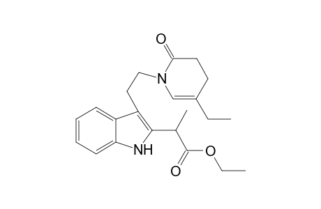 2-[3-[2-(5-ethyl-2-keto-3,4-dihydropyridin-1-yl)ethyl]-1H-indol-2-yl]propionic acid ethyl ester