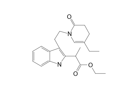 2-[3-[2-(5-ethyl-2-keto-3,4-dihydropyridin-1-yl)ethyl]-1H-indol-2-yl]propionic acid ethyl ester