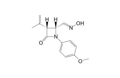 1-(p-Methoxyphenyl)-3-(1-methyleneethyl)-4-oxoazetidine-2-methyleneoxime