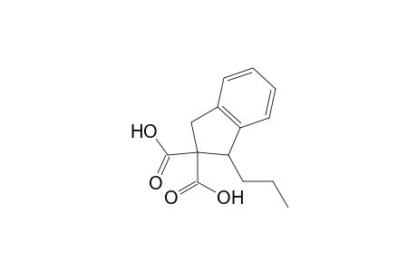 2H-Indene-2,2-dicarboxylic acid, 1,3-dihydro-1-propyl-