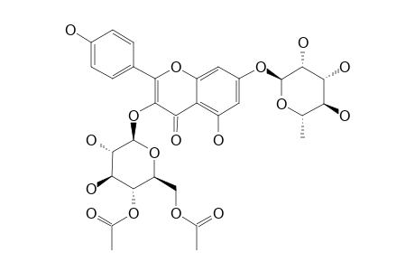 KAEMPFEROL-3-(4'',6''-DIACETYL-BETA-GLUCOSIDE)-7-ALPHA-RHAMNOSIDE