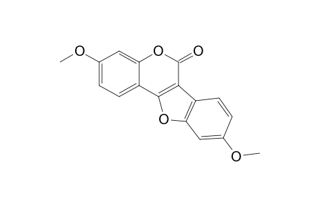 3,9-DIMETHOXY-6H-BENZOFURO[3,2-c][1]BENZOPYRAN-6-ONE