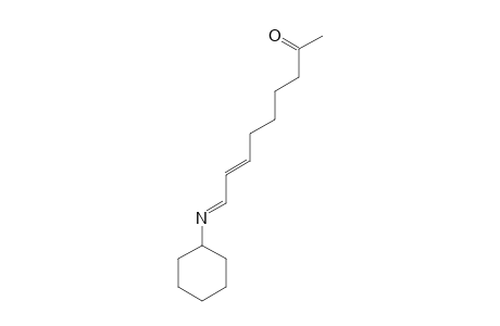Cyclohexanamine, N-[8-oxo-non-2-en-1-ylidene]-