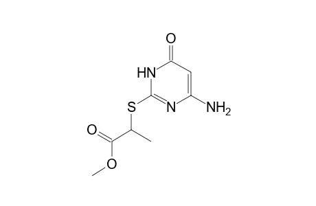Methyl 2-[(4-amino-6-oxo-1H-pyrimidin-2-yl)sulfanyl]propanoate