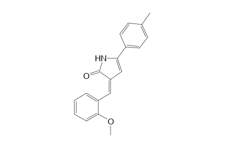 3-(2'-Methoxybenzylidene)-1,3-dihydro-5-(p-methylphenyl)-2H-pyrrol-2-one