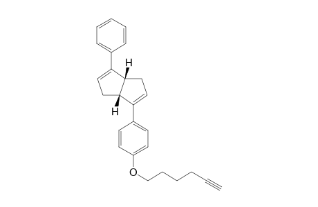 (3aR,6aR)-3-(4-(Hex-5-yn-1-yloxy)phenyl)-6-phenyl-1,3a,4,6a-tetrahydro-pentalene