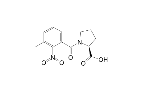 (2S)-1-(3-methyl-2-nitro-benzoyl)proline