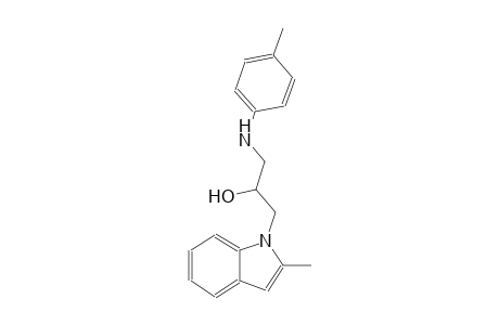 1H-indole-1-ethanol, 2-methyl-alpha-[[(4-methylphenyl)amino]methyl]-