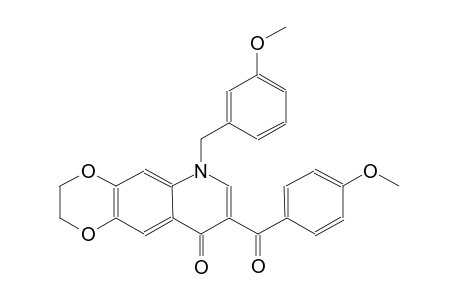 [1,4]dioxino[2,3-g]quinolin-9(6H)-one, 2,3-dihydro-8-(4-methoxybenzoyl)-6-[(3-methoxyphenyl)methyl]-