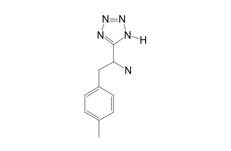 5-(alpha-AMINO-p-METHYLPHENETHYL)-1H-TETRAZOLE