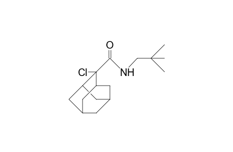 2-Chloro-2-adamantanecarboxylic acid, N-neopentyl amide
