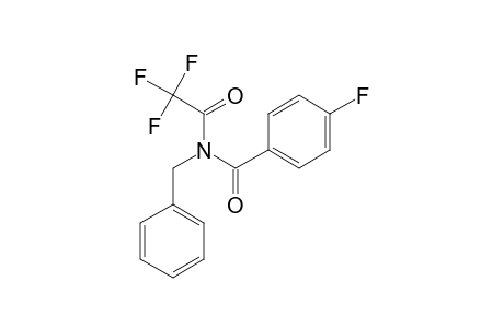 N-Benzyl-4-fluorobenzamide, N-trifluoroacetyl-