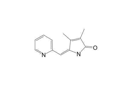 E-3,4-DIMETHYL-5-(2-PYRIDYLMETHYLIDENE)-3-PYRROLIN-2-ONE