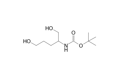 N-(1,5-dihydroxypentan-2-yl)carbamic acid tert-butyl ester
