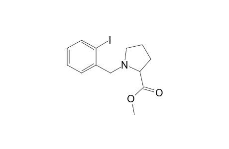 2-(2'-(Methoxycarbonyl)pyrrolidin-1-yl-methyl)-iodobenzene
