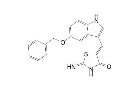 (5Z)-5-{[5-(benzyloxy)-1H-indol-3-yl]methylene}-2-imino-1,3-thiazolidin-4-one