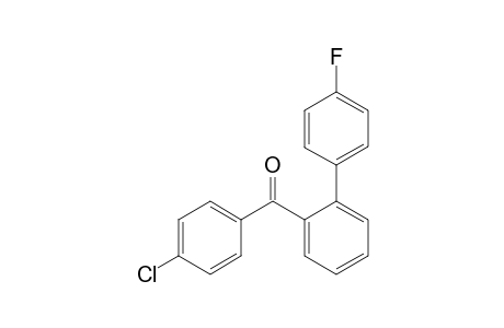 (4-Chlorophenyl)(4'-fluorobiphenyl-2-yl)methanone