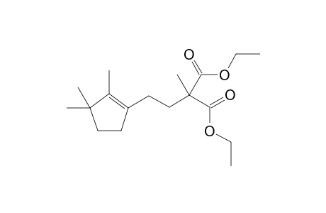 2-Ethoxycarbonyl-2-methyl-4-(2,3,3-trimethyl-cyclopent-1-en-1-yl)butyric acid ethyl ester