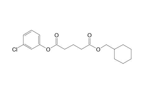 Glutaric acid, cyclohexylmethyl 3-chlorophenyl ester