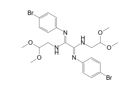 N1,N2-Bis(2,2-dimethoxyethyl)-N'1,N'2-bis(4-bromophenyl)ethanediimidamide