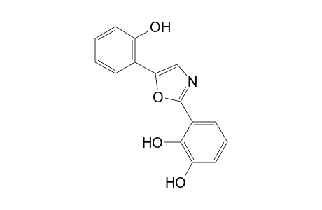 2-(2',3'-Dihydroxyphenyl)-5-(2''-hydroxyphenyl)oxazole