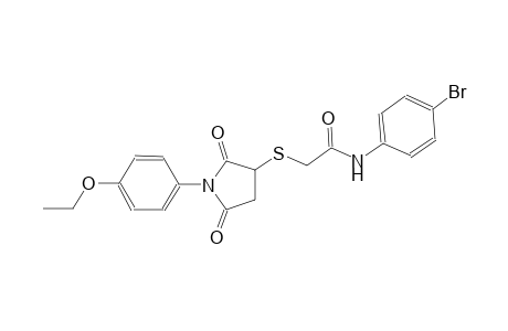acetamide, N-(4-bromophenyl)-2-[[1-(4-ethoxyphenyl)-2,5-dioxo-3-pyrrolidinyl]thio]-